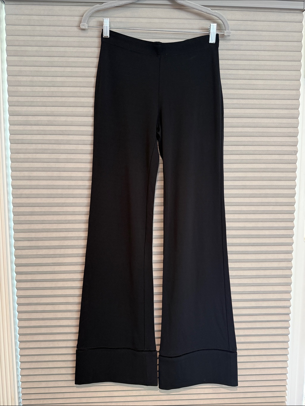 Ecpress Black Wide-Leg Pull-On Pants